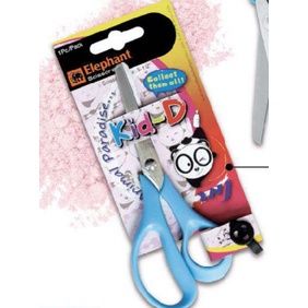 Kéo học sinh, kéo cắt giấy, kéo mỹ thuật 5,5inch Elephant an toàn cho bé