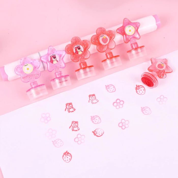 Set Con Dấu Đồ Chơi Cho Bé In Hình Phiên Hoạt Hình Disney Siêu Dễ Thương