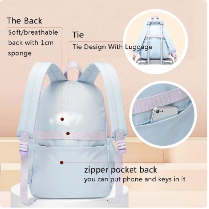 Ba lô Thời Trang Binbes B-3567 Teen Nữ Chống Nước Nhiều Ngăn