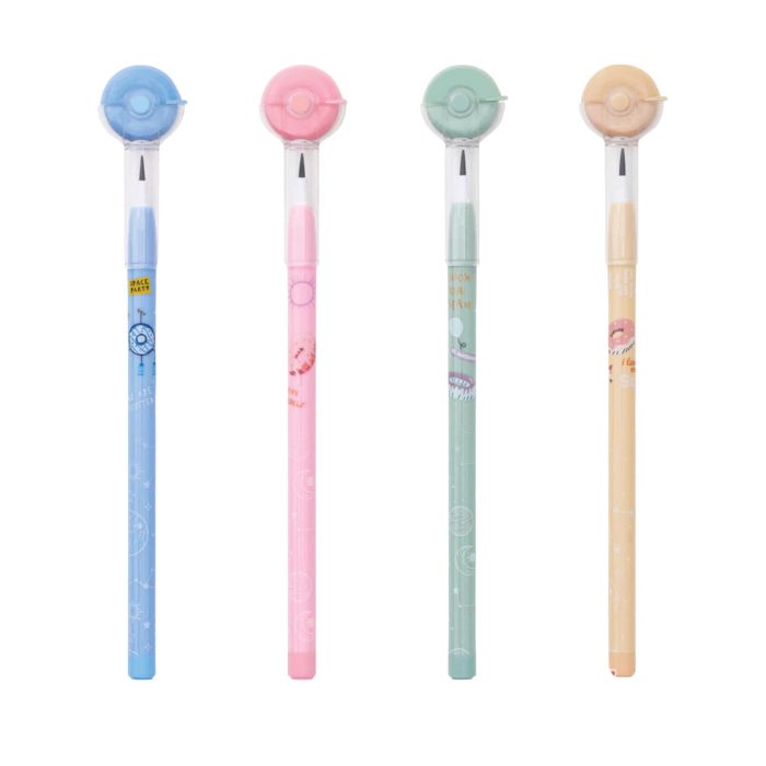 Bút Chì Khúc Elfen Plus - Bút Viết Chì Đốt HB Cho Bé Tập Viết Vẽ Tranh  - Chì Đậm Nhiều Màu