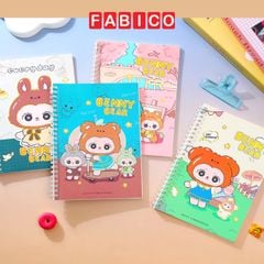 Sổ Tay Ghi Chép Lò Xo A5 Depai Kẻ Ngang 80 Trang 80g Nhiều Màu Dễ Thương