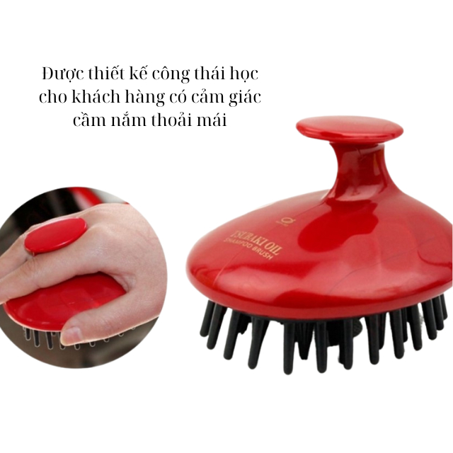 Lược Massage Gội Đầu Tsubaki Nhật Bản