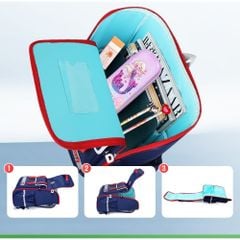 Ba Lô Chống gù Cao Cấp Binbes B-3587 Học Sinh Cấp 1 Siêu Nhẹ Chống Nước