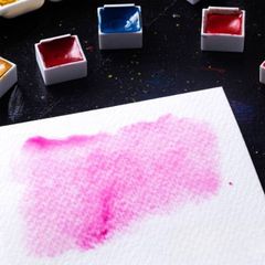 Sổ Vẽ Màu Nước, Màu Acrylic 25% Cotton 300Gsm Giấy A3/A4 Cold Pressed 12 Trang