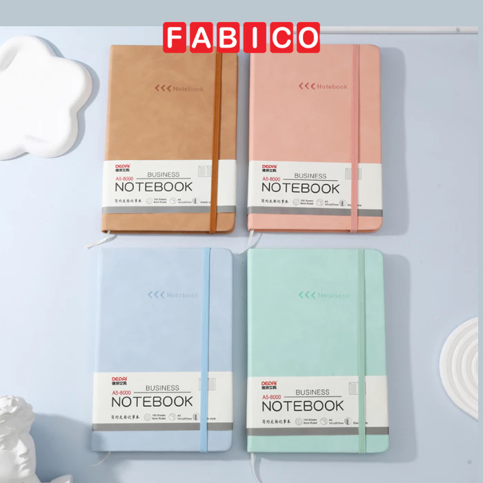 Sổ Tay Bìa Da Mini NoteBook A7 Depai 200 Trang 80g - Sổ Ghi Chú Nhỏ Gọn Tiện Lợi
