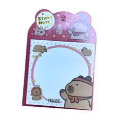 Set 70 Giấy Note Ghi Chú, Giấy Nhớ Capybara Hình Vuông Dán Depai Giấy Ghi Chú Loại Chất Lượng Cao Tiện Lợi Học Sinh