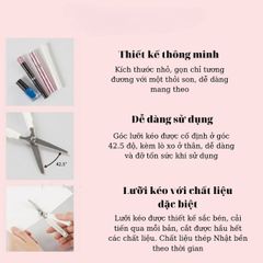 Kéo cắt Mini Stickyle Sun-Star Nhật Có Nắp Đậy Thiết Kế Thông Minh Nhỏ Gọn