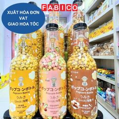 Bắp Rang Bơ Chai To Khổng Lồ Umiki Vị Caramel, Kem, Rau Củ 890g