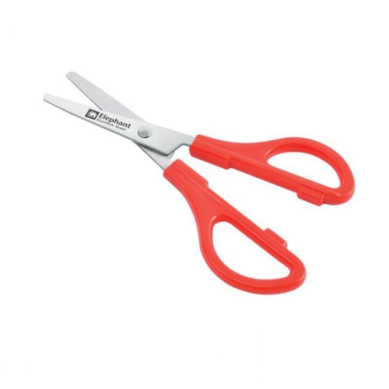 Kéo học sinh, kéo cắt giấy, kéo mỹ thuật 5,5inch Elephant an toàn cho bé