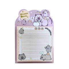 Set 70 Giấy Note Ghi Chú, Giấy Nhớ Capybara Hình Vuông Dán Depai Giấy Ghi Chú Loại Chất Lượng Cao Tiện Lợi Học Sinh