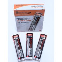 Ruột chì bấm 0.5, ngòi chì kim, ruột bút chì B/HB/2B/2mm ống 15 ngòi