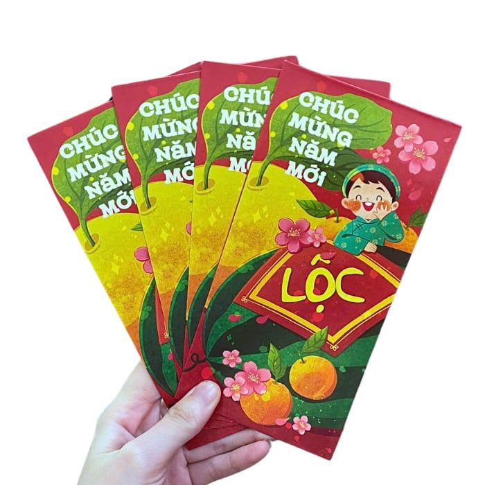 Bao Lì Xì Truyền Thống Tết 2025, Lì Xì Labubu, Mẫu In Sắc Nét, Đa Dạng Mẫu Mã
