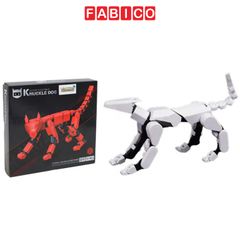 Đồ Chơi Lắp Ráp Mô Hình Knuckle Dog 3D Khớp Nối Linh Động Hang Wing 009