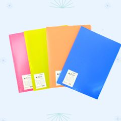 Bìa khóa zip A4 kèm 10 file lá Kinary đa năng lưu trữ tài liệu