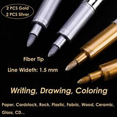 Bút ánh kim viết được trên nền tối ZiG metallic kuretake MS800 Nhật Bản
