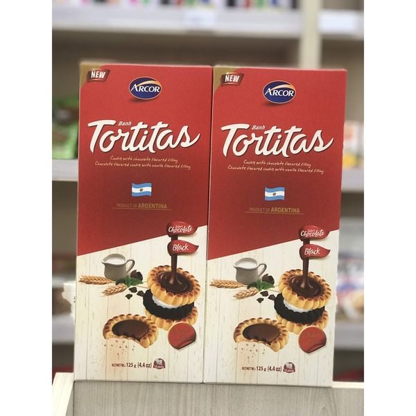 Bánh Tortitas hộp giấy 125g Argentina chính hãng