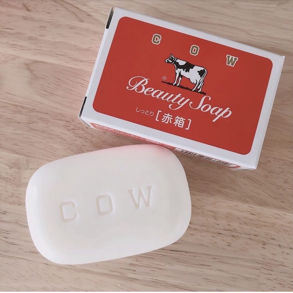 Xà phòng tắm và rửa mặt Cow Beauty Soap 100g Nhật Bản