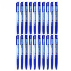Combo 5 Bút Bi Thiên Long TL-023 Ngòi 0.8mm Mực Xanh/Đỏ/Đen