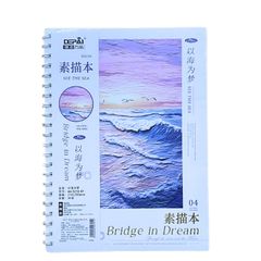 Sổ vẽ phác thảo Depai 100gsm 45 Tờ - Gáy lò xo A4 - Sổ vẽ không kị tẩy 100gsm