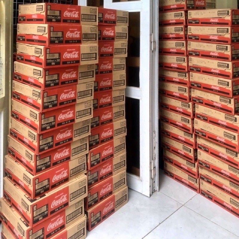 Thùng 30 lon cocacola mini nội địa Nhật