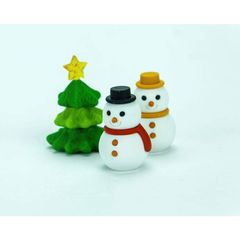 Gôm Tẩy Lắp Ráp Iwako Chủ Đề Giáng Sinh
