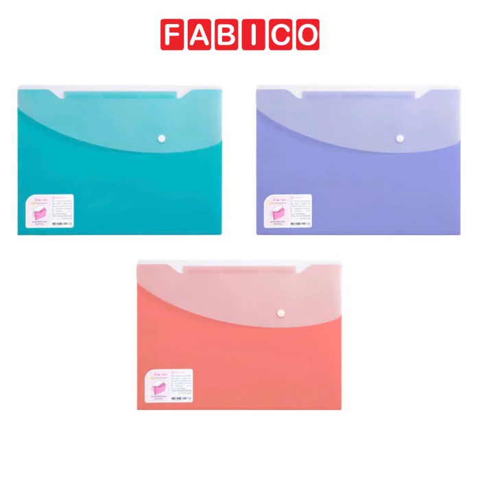 Bìa File Nút 3 Ngăn File Elephant Idea B03 Lưu Trữ Tài Liệu