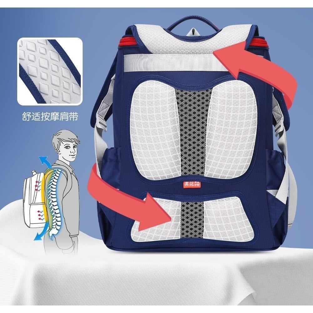 Ba Lô Chống Gù Cao Cấp SunEight 90250 Balo Cấp 1 Chống Nước Siêu Nhẹ