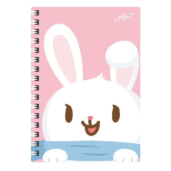 Sổ Tay Lò Xo A5 Elephant 60 Trang Giấy 70gsm Bìa In Nhựa