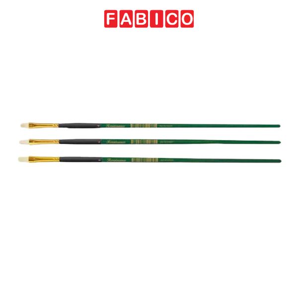 Bộ 3 bút cọ dẹt Renaissance cỡ 1/4/8