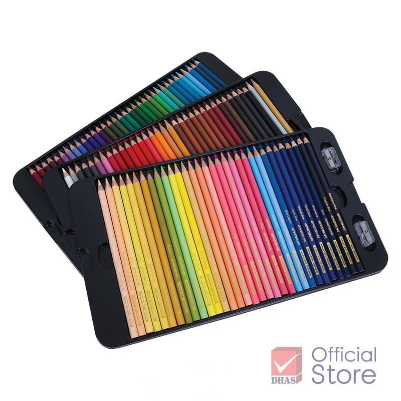 Bộ bút chì gỗ 100 màu cao cấp siêu sáng Master Art Series