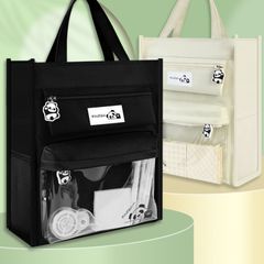 Túi Tote Nam Nữ Đựng Đồ Đi Học Túi Canvas Họa Tiết Hoạt Hình Dể Thương