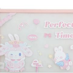 Túi lưới A4 KinhShion KT41051 Túi Khóa Kéo Chắc Chắn Đựng Tài Liệu