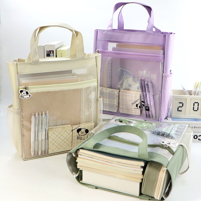 Túi Tote Nam Nữ Đựng Đồ Đi Học Túi Canvas Họa Tiết Hoạt Hình Dể Thương