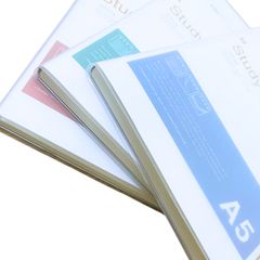 Sổ Dán Gáy - Sổ Văn Phòng A5 Study Notebook DEPAI 200 Trang Kẻ Ngang