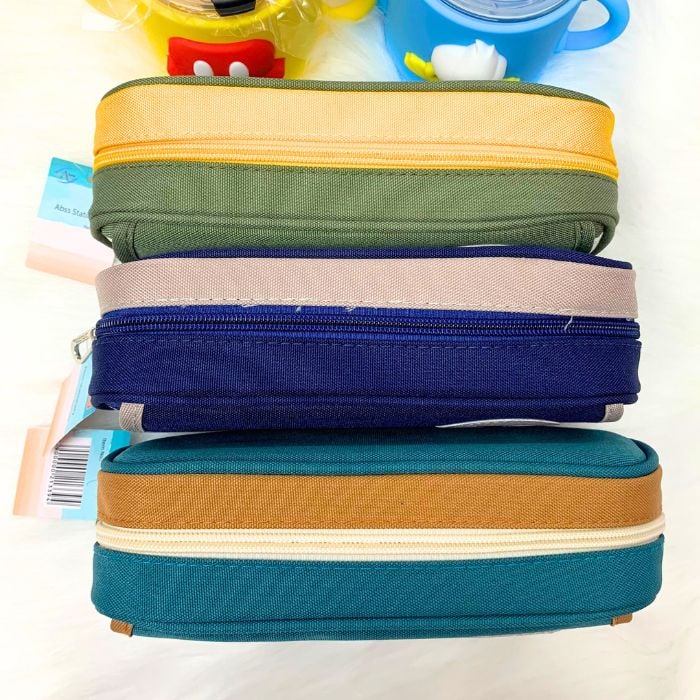 Bóp Viết Vải Fashion B 7571, Hộp Bút Canvas Mềm Mại Màu Sắc Cá Tính