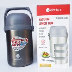 Bộ hộp cơm giữ nhiệt Elmich 1800ml sản xuất tại CH Séc