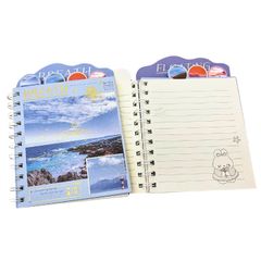 Sổ Tay Ghi Chép Lò Xo A6 DEPAI Dễ Thương ,Sổ Note Cute, Sổ Nhật Ký Nhỏ 248 Trang Tiện Lợi Có Dòng Nhiều Hình Dễ Thương