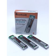 Ruột chì bấm 0.5, ngòi chì kim, ruột bút chì B/HB/2B/2mm ống 15 ngòi