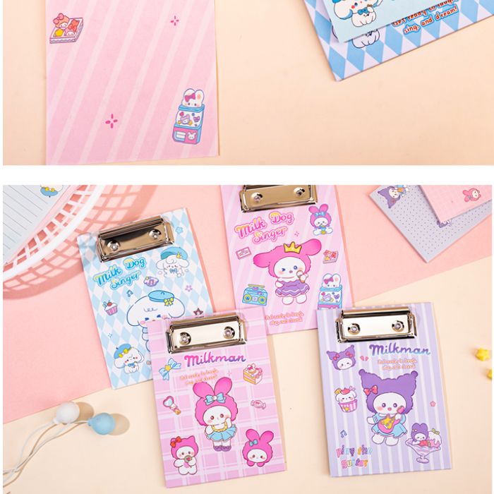 Bìa Kẹp Giấy Note Ghi Chú Depai Nhiều Họa Tiết Cute Bảng Kẹp Giấy Tờ Hồ Sơ Trình Ký Văn Phòng Phẩm