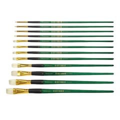 Bộ 3 bút cọ dẹt Renaissance cỡ 1/4/8