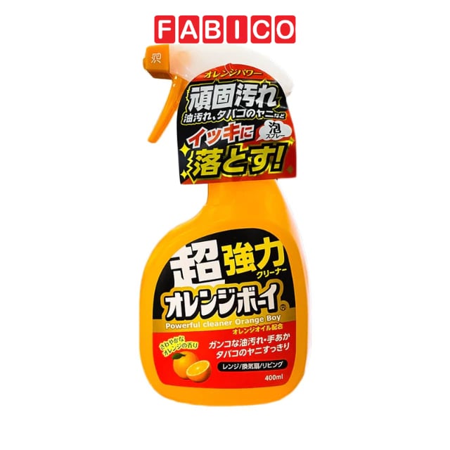 Dung dịch xịt tẩy đa năng Daiichi, tẩy dầu mỡ, vết bẩn cực sạch hương cam chai 400ml (Nhật Bản)