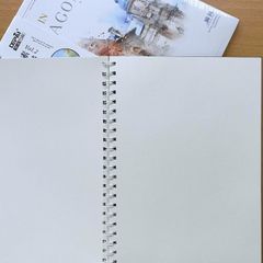 Sổ vẽ phác thảo Depai 100gsm 45 Tờ - Gáy lò xo A4 - Sổ vẽ không kị tẩy 100gsm