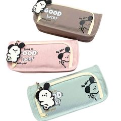Bóp Viết Vải SHU 7714 Good Lucky Hộp Bút Chống Nước 2 Ngăn