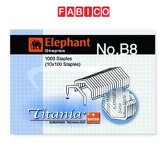 Hộp Ghim Bấm, Đạn Bấm Elephant No.B8 TITANIA