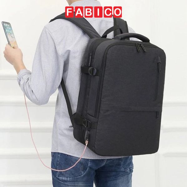 Ba Lô Laptop Đa Năng Omaska 1804 Đựng Laptop 16inch Balo Chống Nước - Màu Đen