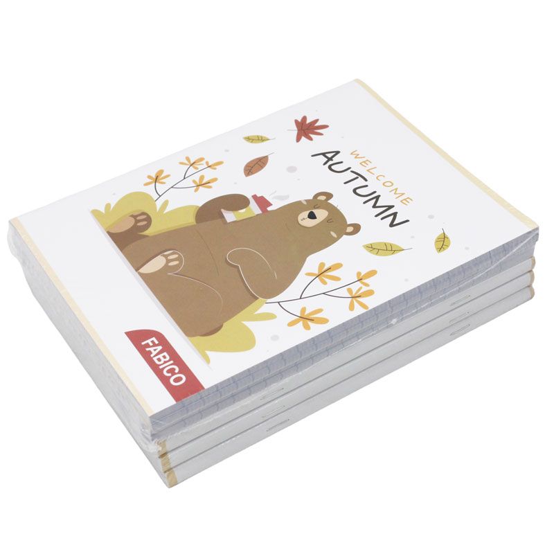 Lốc 5 Cuốn Tập Học Sinh Elephant 200 Trang 70gsm 4 Dòng Kẻ Vở Giấy White Bond