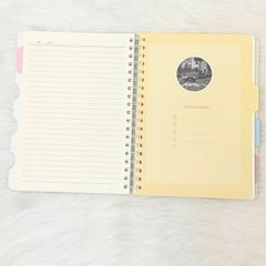 Sổ Lò Xo Phân Trang B5 DEPAI Bìa Cứng 248 Trang 80g Kẻ Ngang