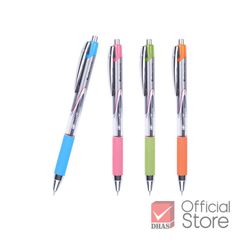 Bộ 12 cây bút bi Quantum mực xanh/ đỏ/ đen 500G ngòi 0.7mm