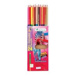 Bộ bút chì màu 2 đầu Master Art (24 màu) (Thái Lan)