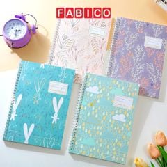Sổ Bìa Nhựa Lò Xo Kẻ Ngang B5 Depai 130 Trang 80g Dễ Thương